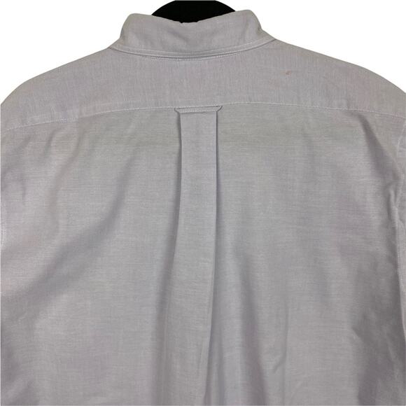 Land’s End Lavender Long Sleeve Button Down Shirt 16.5 Tall - Picture 5 of 8